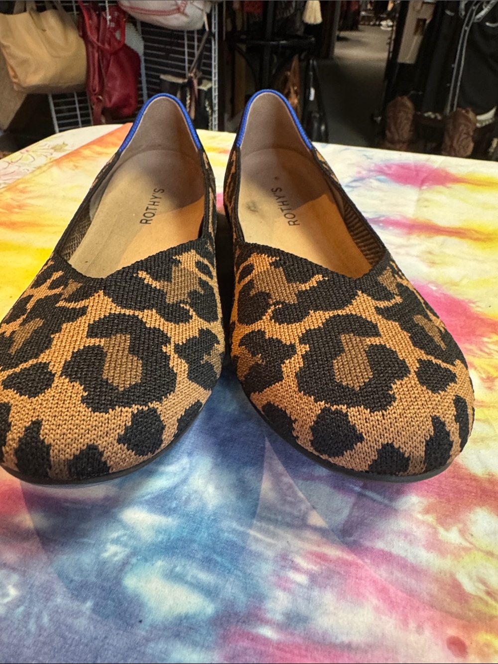 ROTHY’S The Daily Flat Driver, Ecru, Size 8.5 Display pair. NWOT - Picture 5 of 8